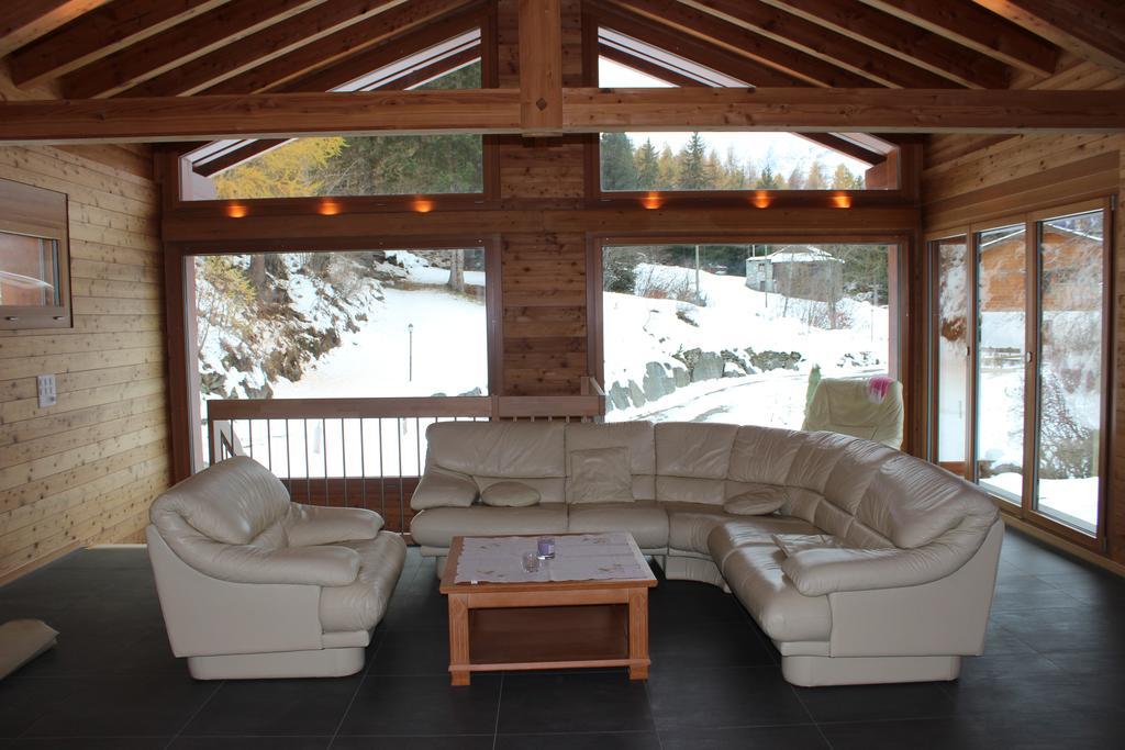 Chalet Du Chef Grächen Esterno foto