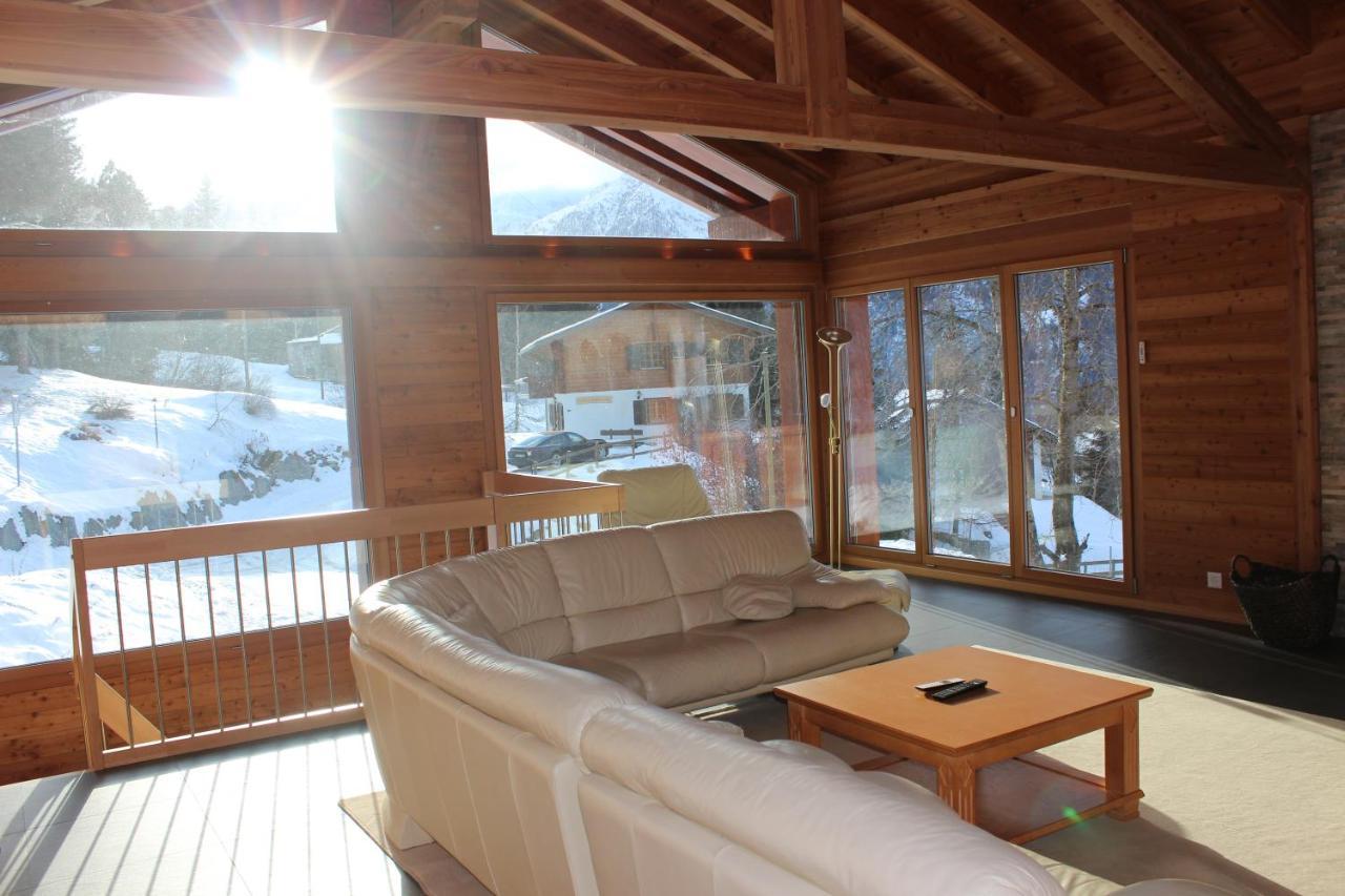 Chalet Du Chef Grächen Esterno foto